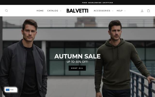 Balvetti storefront