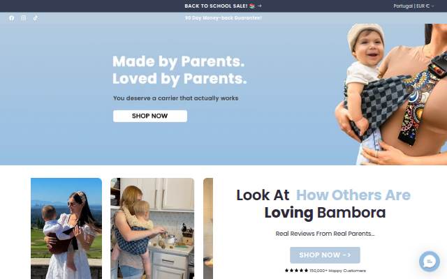 Bambora storefront