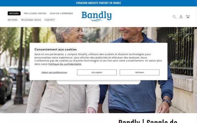 Bandly storefront