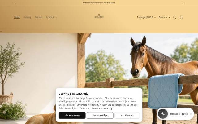 Startseite von Barasch