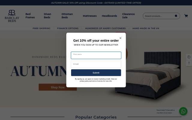 Barclay Beds storefront