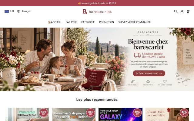 Barescarlet storefront
