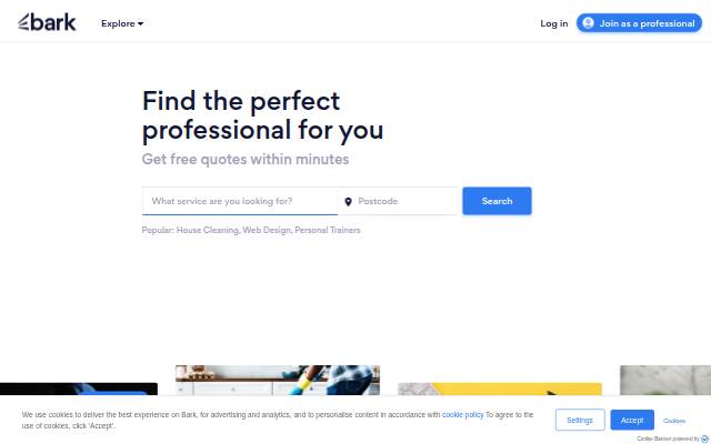 Vitrine de Bark.com: A Revolutionary Way to Hire Local Services &amp; Professionals