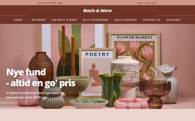 Basic &amp; More storefront