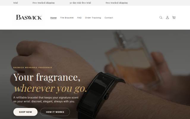 Baswick — Wear Your Scent. storefront