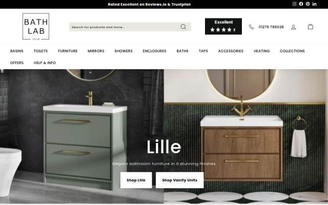 BathLab.co.uk storefront