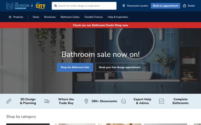 The Bathroom Showroom storefront