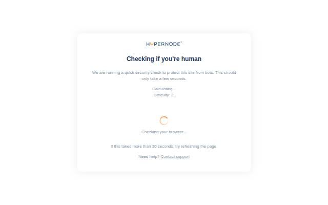 Human verification storefront