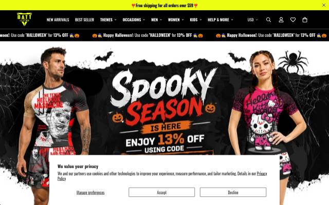 Battlegend.com storefront