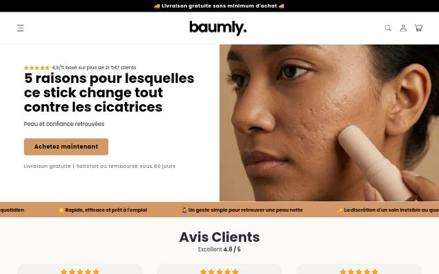 Baumly storefront