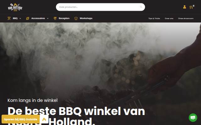 BBQ Outside storefront