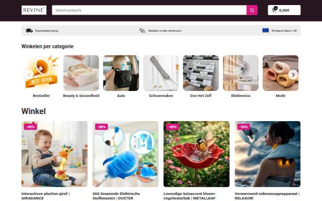 Revine storefront