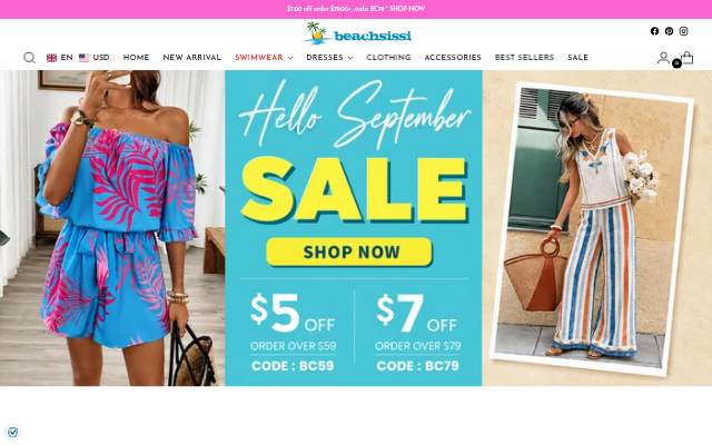 Beachsissi storefront