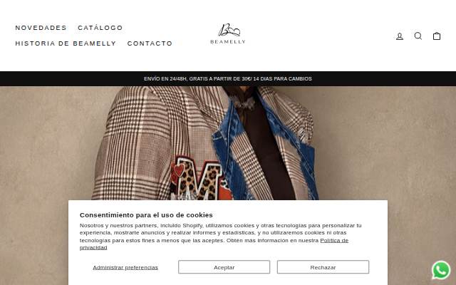 BEAMELLY storefront