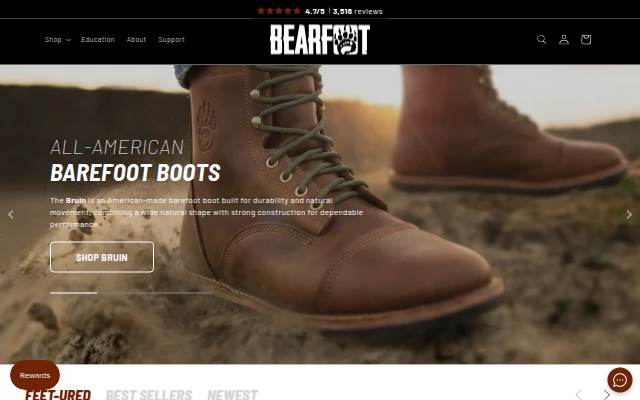 Bearfoot storefront