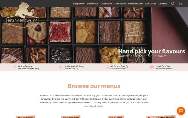 Montra da Bear's Brownies
