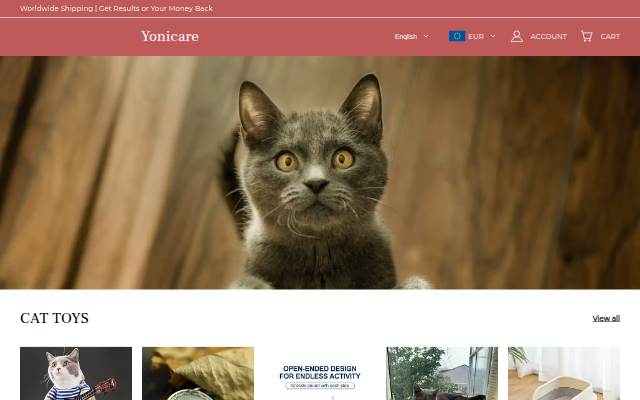 Yonicare storefront