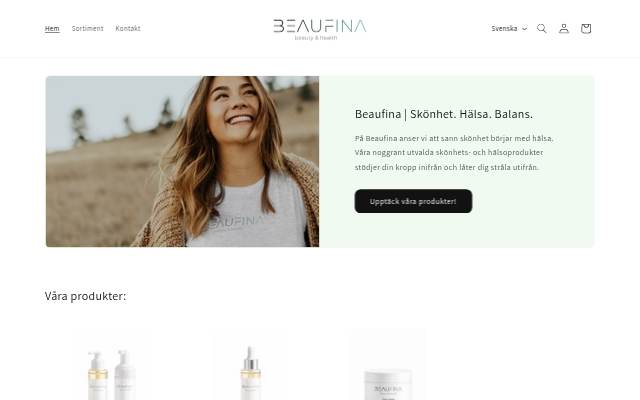 BEAUFINA storefront