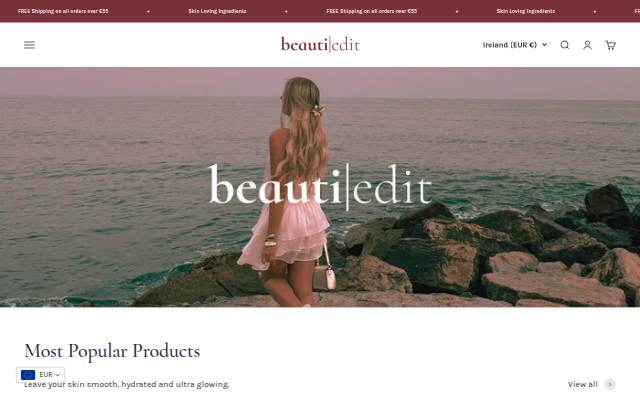 BeautiEdit storefront