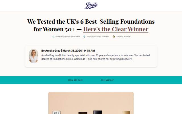 Beauty Blog Community storefront