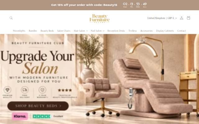 Startseite von Beauty Furniture Club