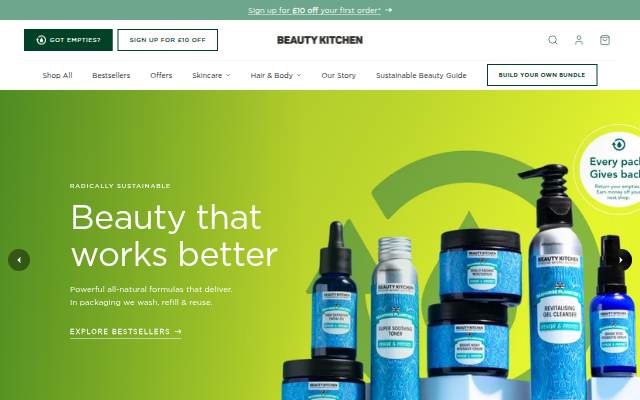 Montra da Beauty Kitchen