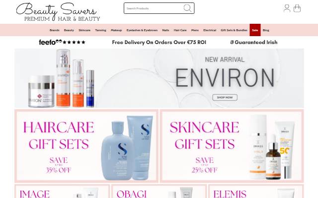 Skincare, Haircare & Salon Essentials storefront