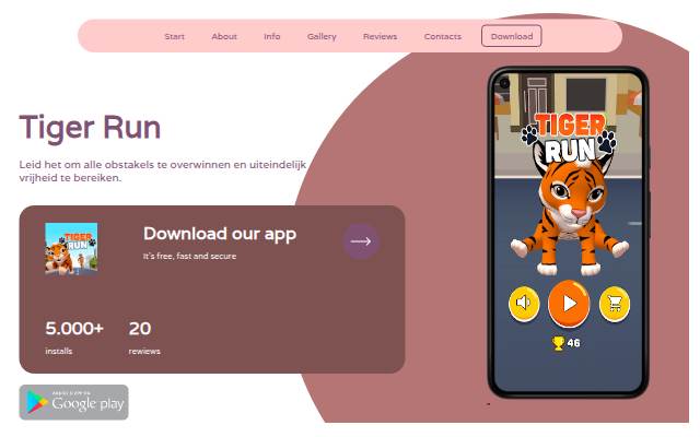 Tiger Run storefront