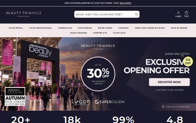 Beauty Triangle International storefront