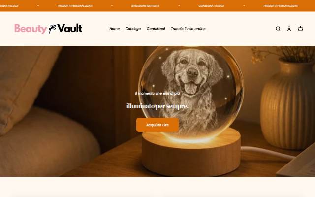 BEAUTY VAULT storefront