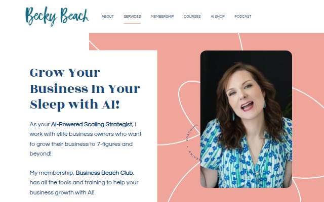 Becky Beach storefront