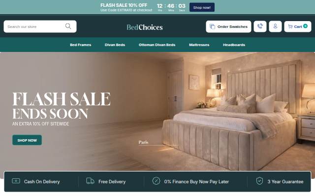 Bed Choices storefront