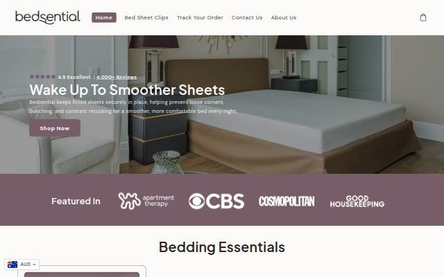 Bedsential storefront