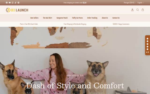 Beelaunch.com storefront