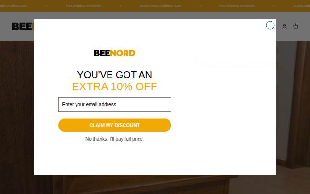 BeeNord storefront