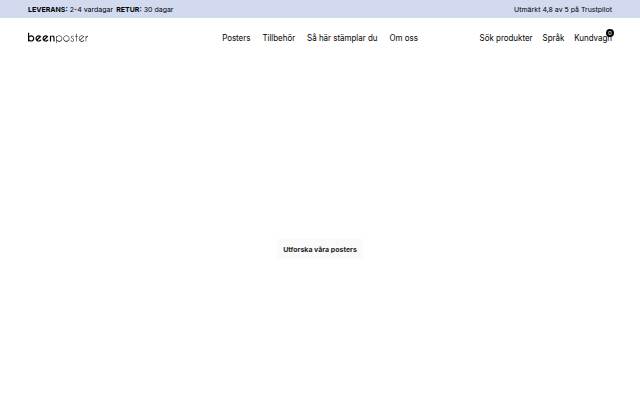 BeenPoster SE storefront