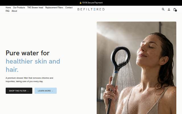 Befiltered storefront