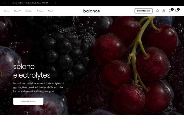 Vitrine de Balance