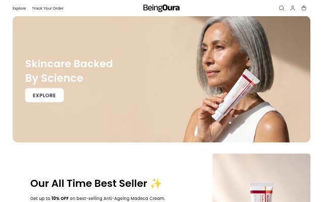 BeingOura storefront