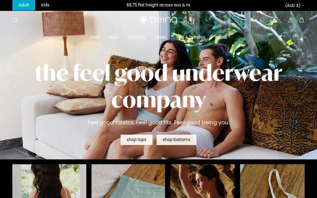 Being Wear storefront