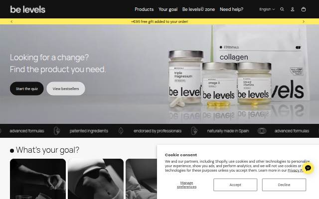 be levels storefront