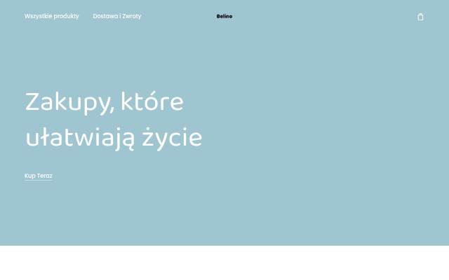 Belino.pl – Zakupy które cieszą storefront