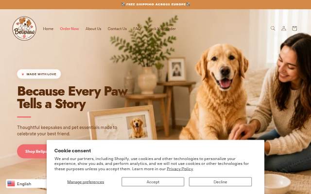 BeliPaw™ storefront