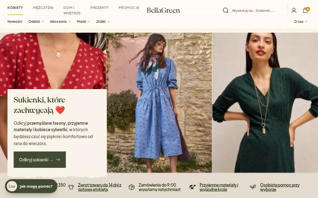 Bella Green storefront