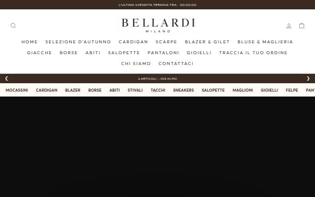 Bellardi Milano storefront