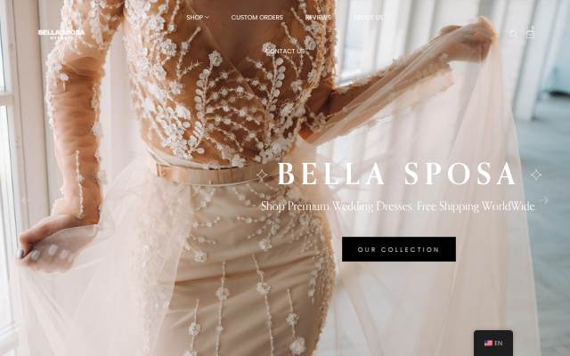 Vitrine de Bella Sposa – Premium Wedding Dresses Shop