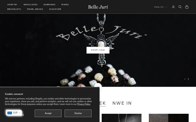 Belle Juri storefront