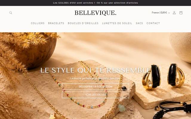 Bellevique storefront