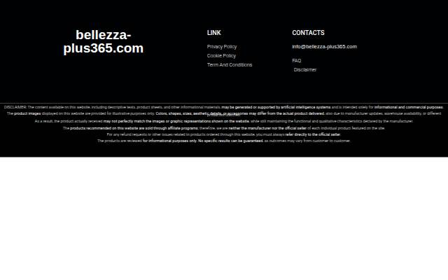 bellezza storefront