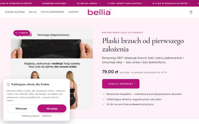 Bellia storefront